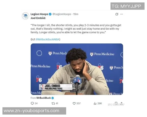 纳斯透露恩比德膝盖检查结果良好每日观察状态持续跟进